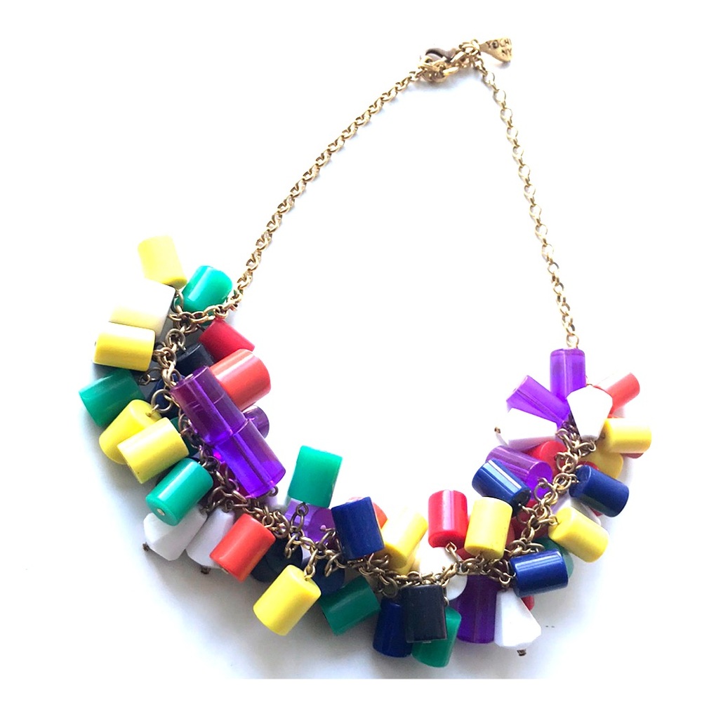 NWOT YOCHI NY colorful beaded necklace